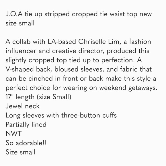 New crop top with bow - Picture 10 of 10